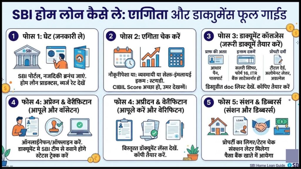SBI Home Loan Kaise Le: Eligibility aur Documents Full Guide