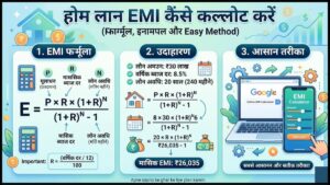 Home Loan EMI Kaise Calculate Kare:Formula, Example aur Easy Method